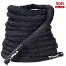 2 Inch Battle Ropes 30/40/50ft Length Poly Dacron Rope-2 Inch Diam 50Ft by LJGDeals
