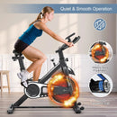 Indoor Silent Belt Drive Adjustable Resistance Cycling Stationary Bike by LJGDeals
