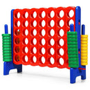 Jumbo 4-to-Score Giant Game Set with 42 Jumbo Rings and Quick-Release Slider by LJGDeals
