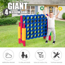 Jumbo 4-to-Score Giant Game Set with 42 Jumbo Rings and Quick-Release Slider-Red