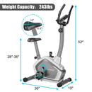 Magnetic Stationary Upright Cycling Bike with 8-Level Resistance by LJGDeals