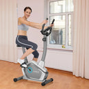 Magnetic Stationary Upright Cycling Bike with 8-Level Resistance by LJGDeals