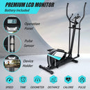 Magnetic Elliptical Machine Cross Trainer with Display Pulse Sensor 8-Level by LJGDeals