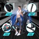 Magnetic Elliptical Machine Cross Trainer with Display Pulse Sensor 8-Level by LJGDeals