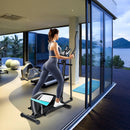 Magnetic Elliptical Machine Cross Trainer with Display Pulse Sensor 8-Level by LJGDeals