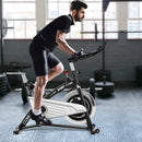 Indoor Exercise Cycling Bike with Heart Rate and Monitor by LJGDeals