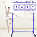 47 Inch Double Ballet Barre with Anti-Slip Footpads by LJGDeals