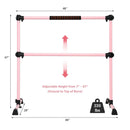 4 Feet Portable Ballet Barre with Adjustable Height by DirectDeals
