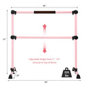 4 Feet Portable Ballet Barre with Adjustable Height by LJGDeals