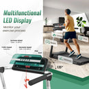 Foldable Treadmill with APP Control and LED Display 2.25 HP by LJGDeals