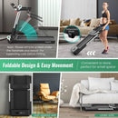 Foldable Treadmill with APP Control and LED Display 2.25 HP by LJGDeals