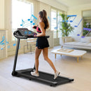 2.25HP Electric Folding Treadmill with HD LED Display and APP Control Speaker by LJGDeals