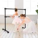 4 Feet Double Ballet Barre Bar with Adjustable Height by LJGDeals