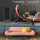 2-in-1 Folding Treadmill with Remote Control and LED Display-Black by LJGDeals