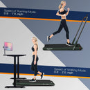 2-in-1 Folding Treadmill with Remote Control and LED Display-Green by LJGDeals