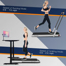 2-in-1 Folding Treadmill with Remote Control and LED Display-Silver by LJGDeals