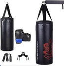 5 Pieces 40Lbs Filled Punching Boxing Set with Jump Rope and Gloves by LJGDeals