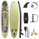 11 Feet Inflatable Standing Board Surfboard with Bag and Paddle by LJGDeals