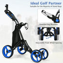Golf Push Pull Cart with Foot Brake by LJGDeals