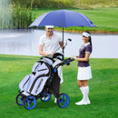 Golf Push Pull Cart with Foot Brake by LJGDeals