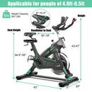 Stationary Exercise Cycling Bike with 33lbs Flywheel for Home by LJGDeals