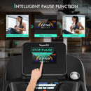 4.75 HP Treadmill with APP and Auto Incline for Home and Apartment-Black by LJGDeals