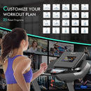 4.75 HP Treadmill with APP and Auto Incline for Home and Apartment-Black by LJGDeals