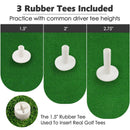 5 x 3 Feet Golf Mat with 3 Rubber Tees by LJGDeals