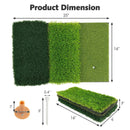 3-in-1 Golf Hitting Mats with 3 Rubber Tees by LJGDeals