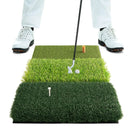 3-in-1 Golf Hitting Mats with 3 Rubber Tees by LJGDeals
