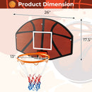 Indoor Outdoor Basketball Games with Large Shatter-proof Backboard by LJGDeals