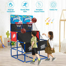 Kids Arcade Basketball Game Set with 4 Basketballs and Ball Pump by LJGDeals