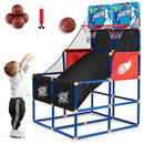 Kids Arcade Basketball Game Set with 4 Basketballs and Ball Pump by LJGDeals