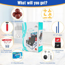Kids Arcade Basketball Game Set with 4 Basketballs and Ball Pump by LJGDeals