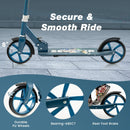 Folding Aluminum Alloy Scooter with 3 Adjustable Heights-Blue by LJGDeals