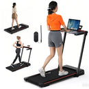 3-in-1 Folding Treadmill with Large Desk and LCD Display by LJGDeals