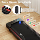 3-in-1 Folding Treadmill with Large Desk and LCD Display by LJGDeals