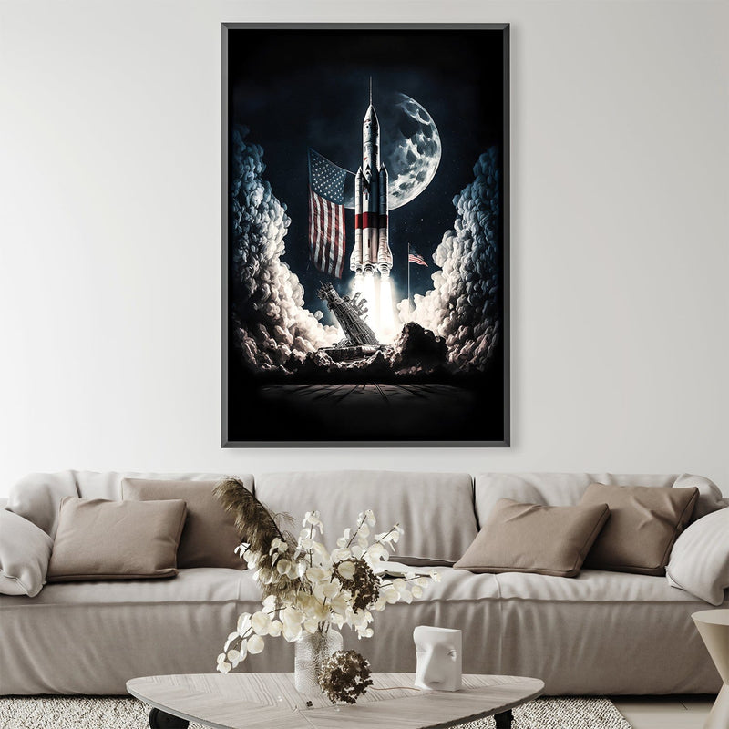 Space Race Canvas