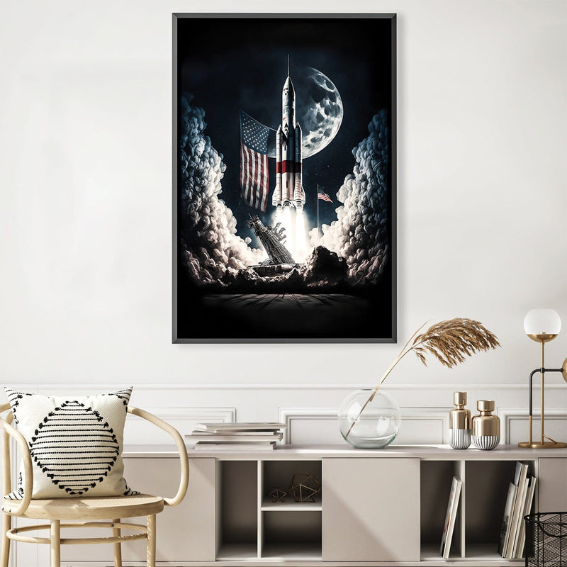 Space Race Canvas