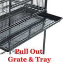 GobekUsa Spacious Double Bird Cage with Breeding Dividers