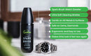 SparkBrush™ by Sparklean® — Soft-Bristle Watch & Jewelry Cleaner + Microfiber Cloth by Sparklean