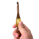 Sparkle Rosewood Crochet Hook