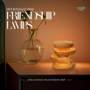 Mid-Century Design Friendship Lamp – Retro Wi-Fi Touch Lamp | Stay Connected Through Time & Distance by Friendship Lamps | Powered by Filimin