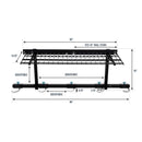 G-Bike Wire Shelf | Adjustable Wall Storage System | Holds 5 Bikes