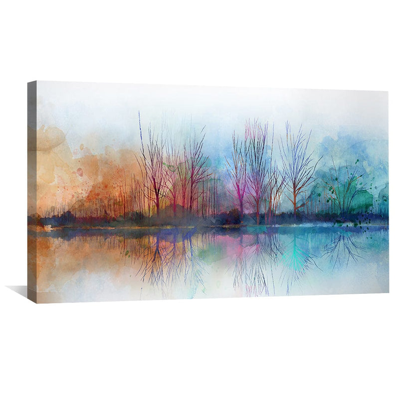 Spectrum Watercolor Creek Canvas