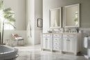 James Martin Bristol 72" Double Bathroom Vanity, Bright White