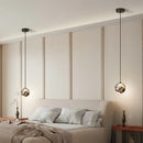 Spherical Marble Pendant Light