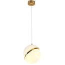 GobekUsa Gold Lustre LED Pendant Lights for Living/Dining Room, Bedroom & Shop