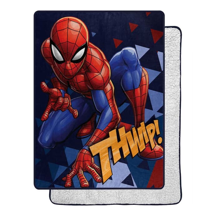 Spider-Man Sherpa Throw Blanket