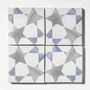 Spinning Stars Matte Glazed Terracotta Tiles 6x6